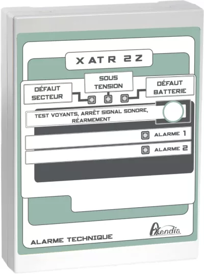 Alarme Technique 2 entrées 2 relais (faible encombrement)